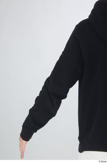 Chadwick arm black hoodie casual dressed sleeve upper body 0004.jpg